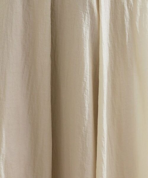 grove / グローブ ロング・マキシ丈スカート | 透け感がムードある 大人のタックギャザースカート | 詳細8