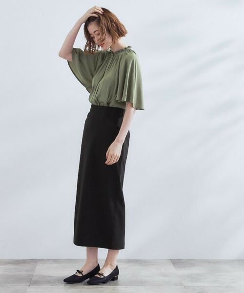 grove / グローブ ロング・マキシ丈スカート | 360°伸びて楽なはき心地　すっきり見えタイトスカート | 詳細3