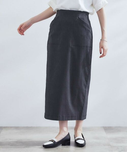 grove / グローブ ロング・マキシ丈スカート | 360°伸びて楽なはき心地　すっきり見えタイトスカート | 詳細5
