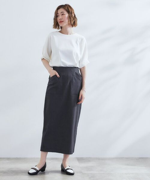 grove / グローブ ロング・マキシ丈スカート | 360°伸びて楽なはき心地　すっきり見えタイトスカート | 詳細7