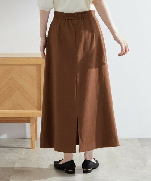 grove / グローブ ロング・マキシ丈スカート | 秋先取り　フラップポケットラップスカート | 詳細11