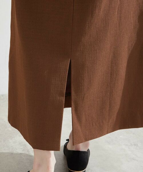 grove / グローブ ロング・マキシ丈スカート | 秋先取り　フラップポケットラップスカート | 詳細16