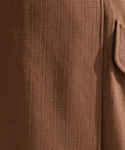 grove / グローブ ロング・マキシ丈スカート | 秋先取り　フラップポケットラップスカート | 詳細8