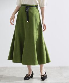 grove / グローブ ロング・マキシ丈スカート | ドットで華やぐ　軽やかマーメイドスカート