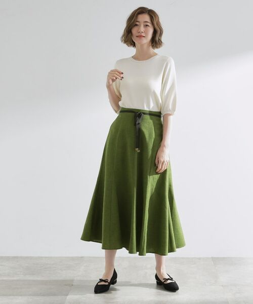 grove / グローブ ロング・マキシ丈スカート | ドットで華やぐ 軽やかマーメイドスカート | 詳細8