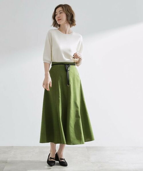 grove / グローブ ロング・マキシ丈スカート | ドットで華やぐ 軽やかマーメイドスカート | 詳細9