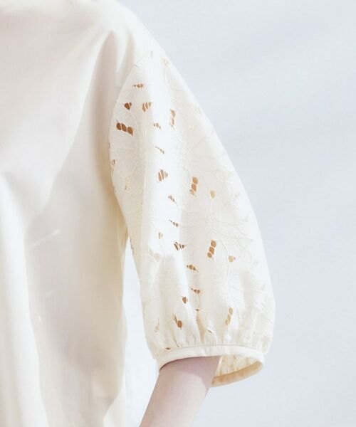 grove / グローブ シャツ・ブラウス | 【サスティナブル原料/二の腕カバー】華やか袖刺繍ブラウス | 詳細17