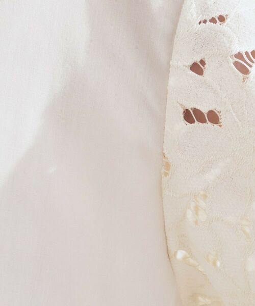 grove / グローブ シャツ・ブラウス | 【サスティナブル原料/二の腕カバー】華やか袖刺繍ブラウス | 詳細4