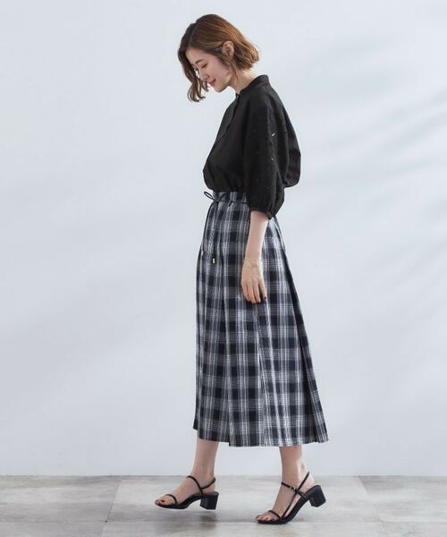 grove / グローブ シャツ・ブラウス | 【サスティナブル原料/二の腕カバー】華やか袖刺繍ブラウス | 詳細6