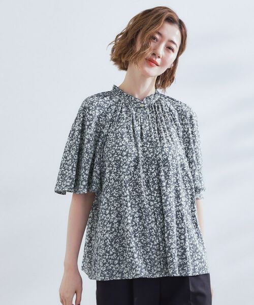 grove / グローブ シャツ・ブラウス | 【洗える/お仕事/二の腕カバー】ヴィンテージサテンブラウス | 詳細13