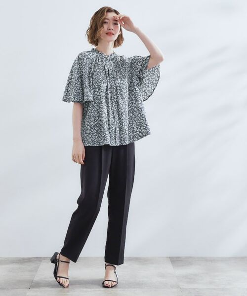 grove / グローブ シャツ・ブラウス | 【洗える/お仕事/二の腕カバー】ヴィンテージサテンブラウス | 詳細14