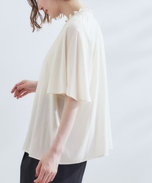 grove / グローブ シャツ・ブラウス | 【洗える/お仕事/二の腕カバー】ヴィンテージサテンブラウス | 詳細18