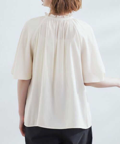grove / グローブ シャツ・ブラウス | 【洗える/お仕事/二の腕カバー】ヴィンテージサテンブラウス | 詳細19