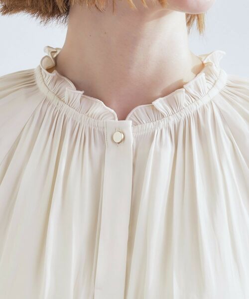 grove / グローブ シャツ・ブラウス | 【洗える/お仕事/二の腕カバー】ヴィンテージサテンブラウス | 詳細20