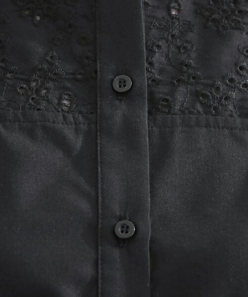 grove / グローブ シャツ・ブラウス | 涼やかさと上品さを兼ね備えた　レースシャツブラウス | 詳細8