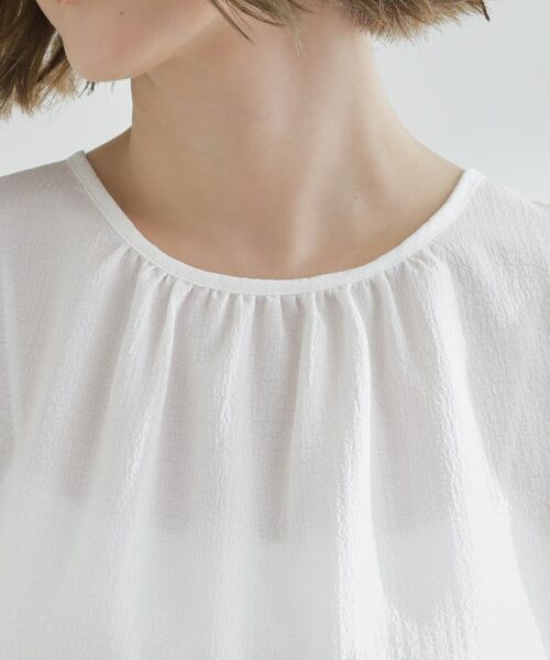 grove / グローブ シャツ・ブラウス | 【2点SET/お洒落見え/体型カバー】ツイード調キャミ×ブラウスセット | 詳細26