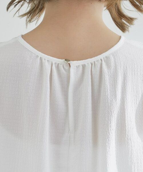 grove / グローブ シャツ・ブラウス | 【2点SET/お洒落見え/体型カバー】ツイード調キャミ×ブラウスセット | 詳細27