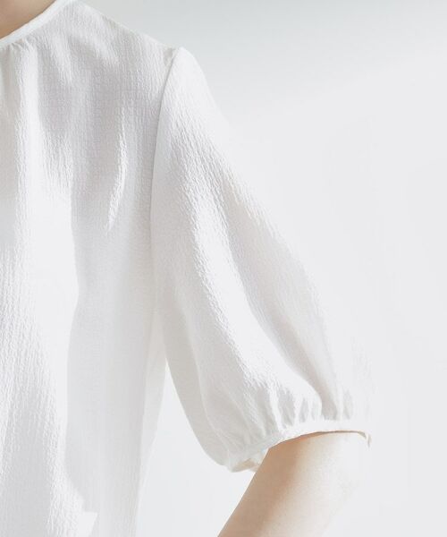 grove / グローブ シャツ・ブラウス | 【2点SET/お洒落見え/体型カバー】ツイード調キャミ×ブラウスセット | 詳細28