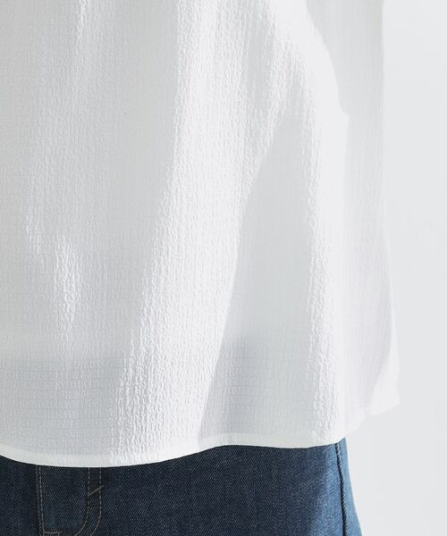 grove / グローブ シャツ・ブラウス | 【2点SET/お洒落見え/体型カバー】ツイード調キャミ×ブラウスセット | 詳細29