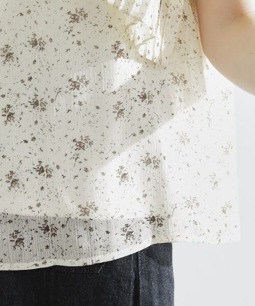 grove / グローブ シャツ・ブラウス | プリーツが彩る 華やか花柄ブラウス | 詳細19