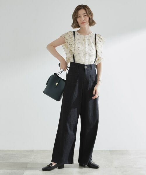 grove / グローブ シャツ・ブラウス | プリーツが彩る 華やか花柄ブラウス | 詳細6