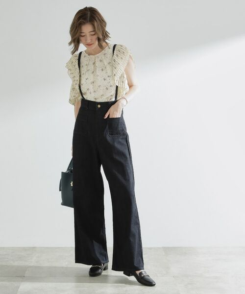 grove / グローブ シャツ・ブラウス | プリーツが彩る 華やか花柄ブラウス | 詳細7