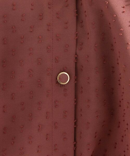 grove / グローブ シャツ・ブラウス | 衿もとすっきり一枚で映える 涼しげ秋色チェックブラウス | 詳細12