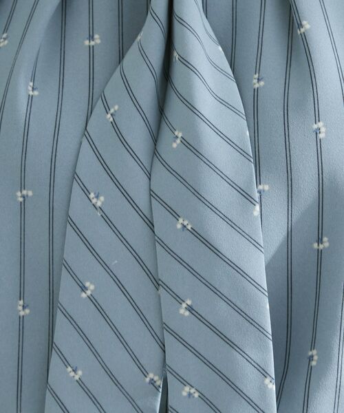 grove / グローブ シャツ・ブラウス | 【お仕事/二の腕カバー】パール調使いが華やか 上品ボウタイブラウス | 詳細12