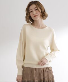 grove / グローブ ニット・セーター | 【石川梨華さん着用】ガーターボートネックプルオーバー【洗える/毛玉軽減】