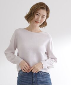 grove / グローブ ニット・セーター | 【石川梨華さん着用】ガーターボートネックプルオーバー【洗える/毛玉軽減】