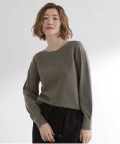 grove / グローブ ニット・セーター | 【石川梨華さん着用】ガーターボートネックプルオーバー【洗える/毛玉軽減】