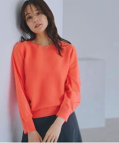 grove / グローブ ニット・セーター | 【石川梨華さん着用】ガーターボートネックプルオーバー【洗える/毛玉軽減】