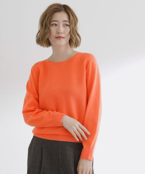 grove / グローブ ニット・セーター | 【石川梨華さん着用】ガーターボートネックプルオーバー【洗える/毛玉軽減】 | 詳細19