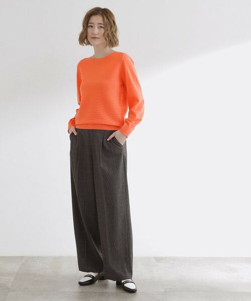 grove / グローブ ニット・セーター | 【石川梨華さん着用】ガーターボートネックプルオーバー【洗える/毛玉軽減】 | 詳細21