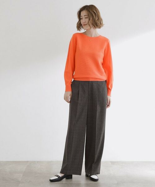 grove / グローブ ニット・セーター | 【石川梨華さん着用】ガーターボートネックプルオーバー【洗える/毛玉軽減】 | 詳細22