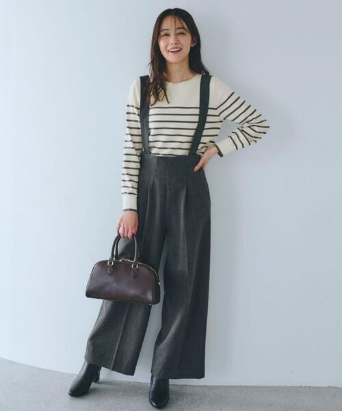 grove / グローブ ニット・セーター | 【石川梨華さん着用】ガーターボートネックプルオーバー【洗える/毛玉軽減】 | 詳細27