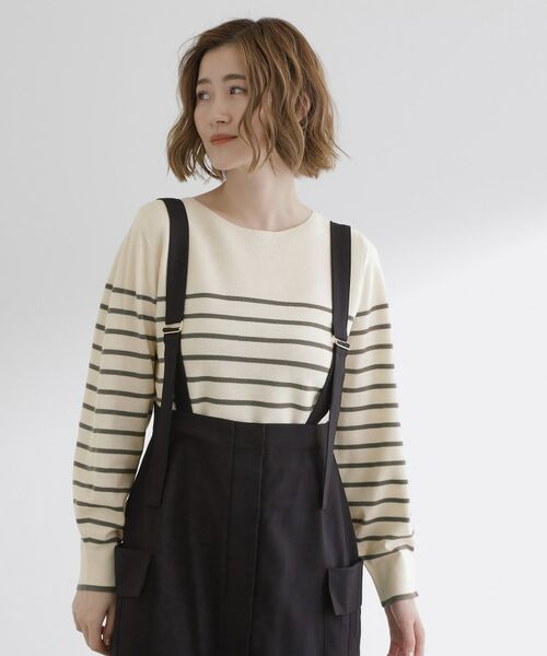 grove / グローブ ニット・セーター | 【石川梨華さん着用】ガーターボートネックプルオーバー【洗える/毛玉軽減】 | 詳細29