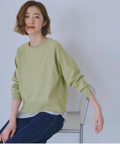 grove / グローブ ニット・セーター | 【洗える/毛玉軽減】天竺ラグランスリーブプルオーバー