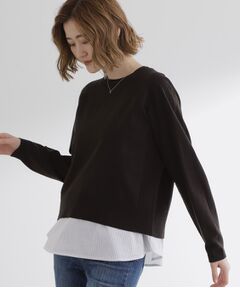 grove / グローブ ニット・セーター | 【洗える/毛玉軽減】天竺ラグランスリーブプルオーバー