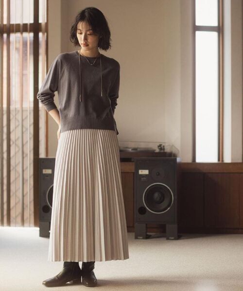 grove / グローブ ニット・セーター | 【洗える/毛玉軽減】天竺ラグランスリーブプルオーバー | 詳細15