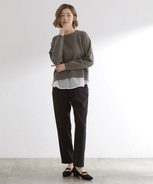 grove / グローブ ニット・セーター | 【洗える/毛玉軽減】天竺ラグランスリーブプルオーバー | 詳細18