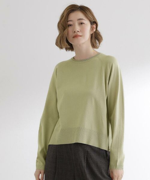 grove / グローブ ニット・セーター | 【洗える/毛玉軽減】天竺ラグランスリーブプルオーバー | 詳細21