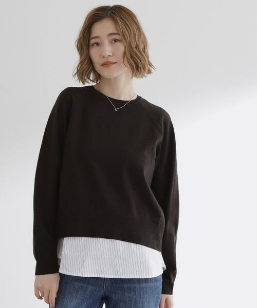 grove / グローブ ニット・セーター | 【洗える/毛玉軽減】天竺ラグランスリーブプルオーバー | 詳細26