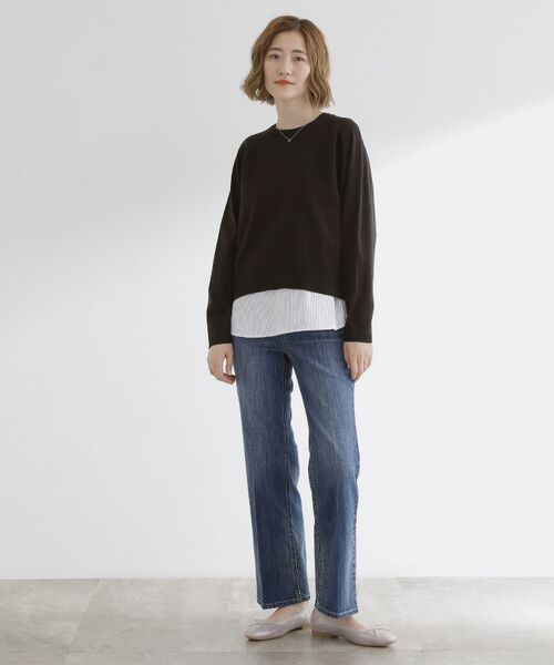 grove / グローブ ニット・セーター | 【洗える/毛玉軽減】天竺ラグランスリーブプルオーバー | 詳細27