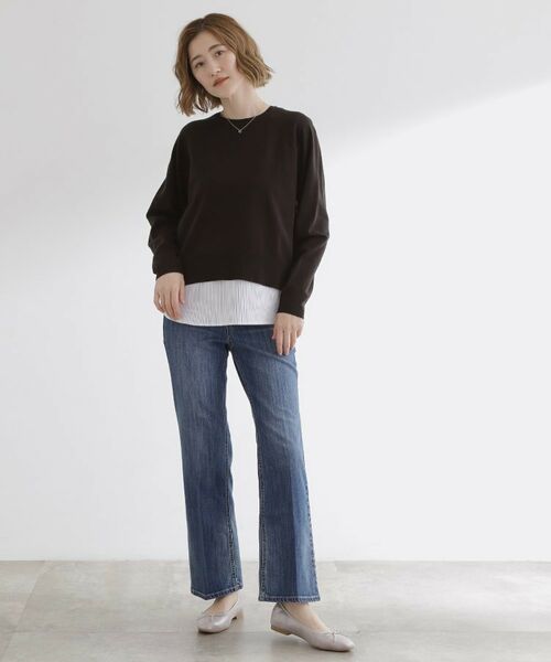 grove / グローブ ニット・セーター | 【洗える/毛玉軽減】天竺ラグランスリーブプルオーバー | 詳細28