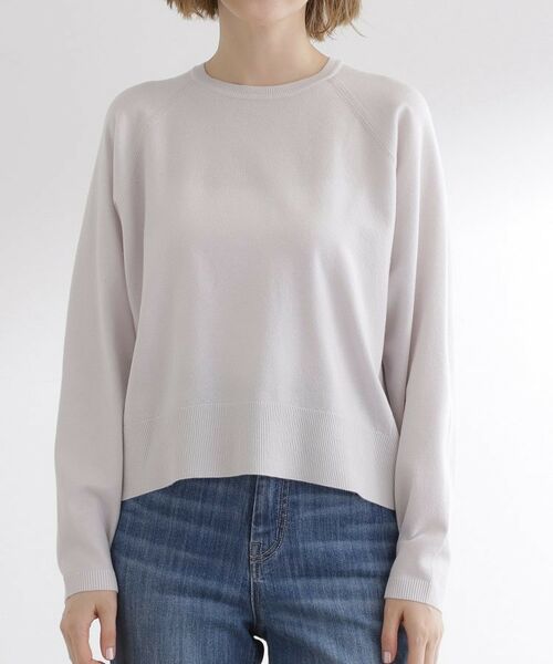 grove / グローブ ニット・セーター | 【洗える/毛玉軽減】天竺ラグランスリーブプルオーバー | 詳細30