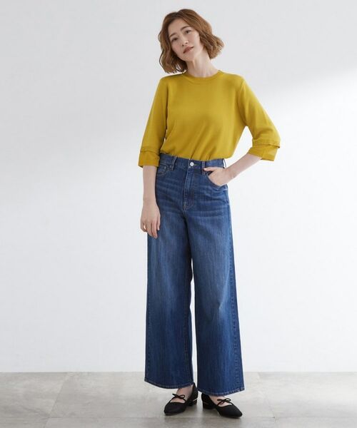 grove / グローブ ニット・セーター | 【ひんやり多機能】やわらかドライタッチ 袖口シアードッキングプルオーバー | 詳細10