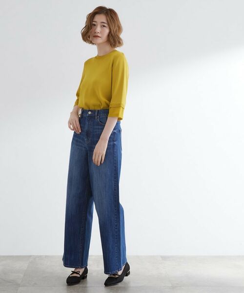 grove / グローブ ニット・セーター | 【ひんやり多機能】やわらかドライタッチ 袖口シアードッキングプルオーバー | 詳細11