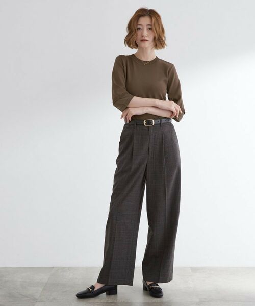 grove / グローブ ニット・セーター | 【ひんやり多機能】やわらかドライタッチ 袖口シアードッキングプルオーバー | 詳細15