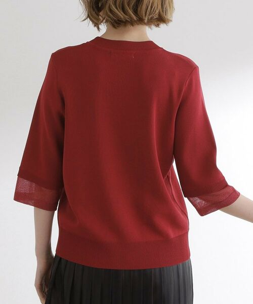 grove / グローブ ニット・セーター | 【ひんやり多機能】やわらかドライタッチ 袖口シアードッキングプルオーバー | 詳細23